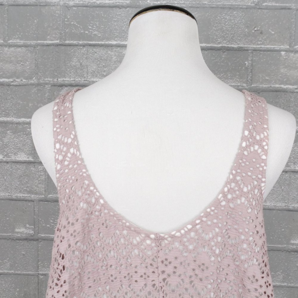 Anthro Deletta Purple Eyelet Tank Top - Picture 6 of 12